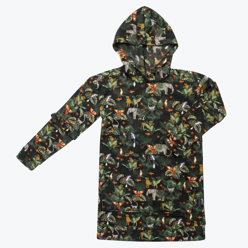 LUG - Peekaboo Sweater Fleece Tunic Hoodie