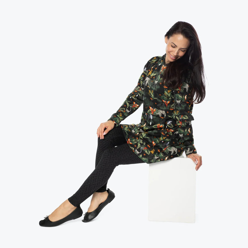 LUG - Peekaboo Sweater Fleece Tunic Hoodie