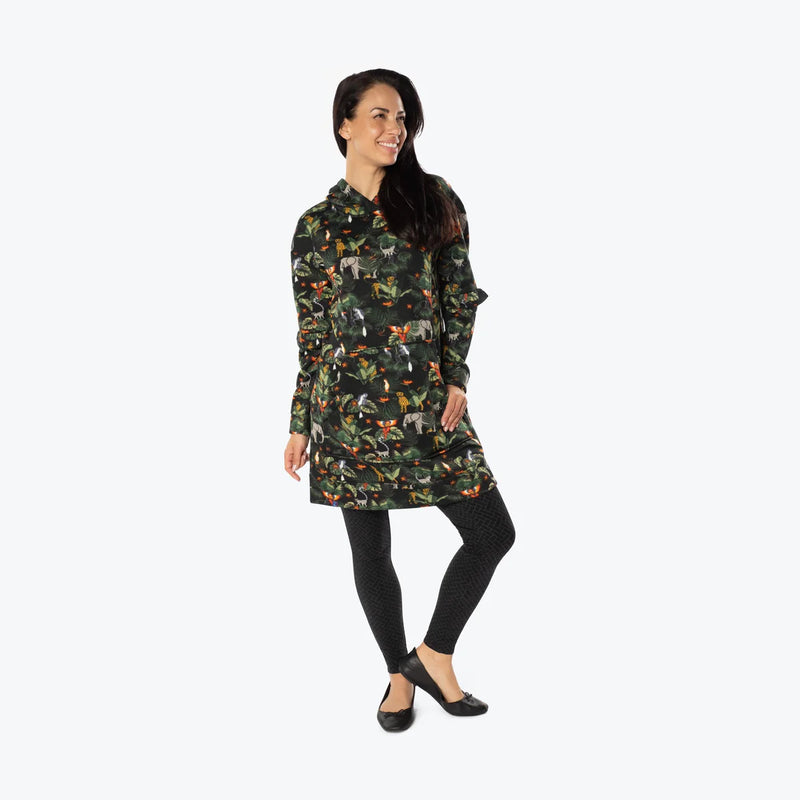 LUG - Peekaboo Sweater Fleece Tunic Hoodie