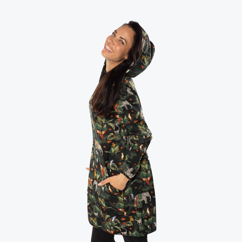 LUG - Peekaboo Sweater Fleece Tunic Hoodie