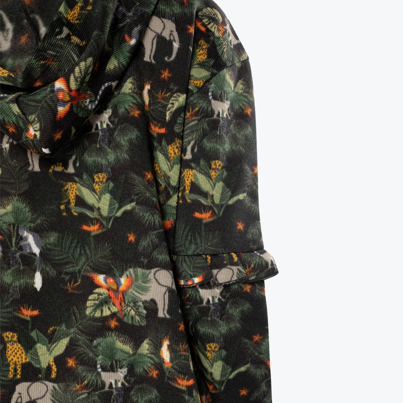 LUG - Peekaboo Sweater Fleece Tunic Hoodie