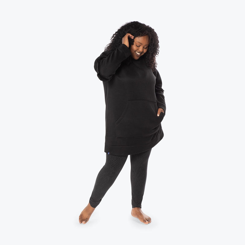 LUG - Peekaboo Sweater Fleece Tunic Hoodie
