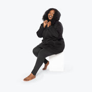 LUG - Peekaboo Sweater Fleece Tunic Hoodie