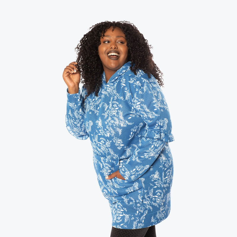 LUG - Peekaboo Sweater Fleece Tunic Hoodie