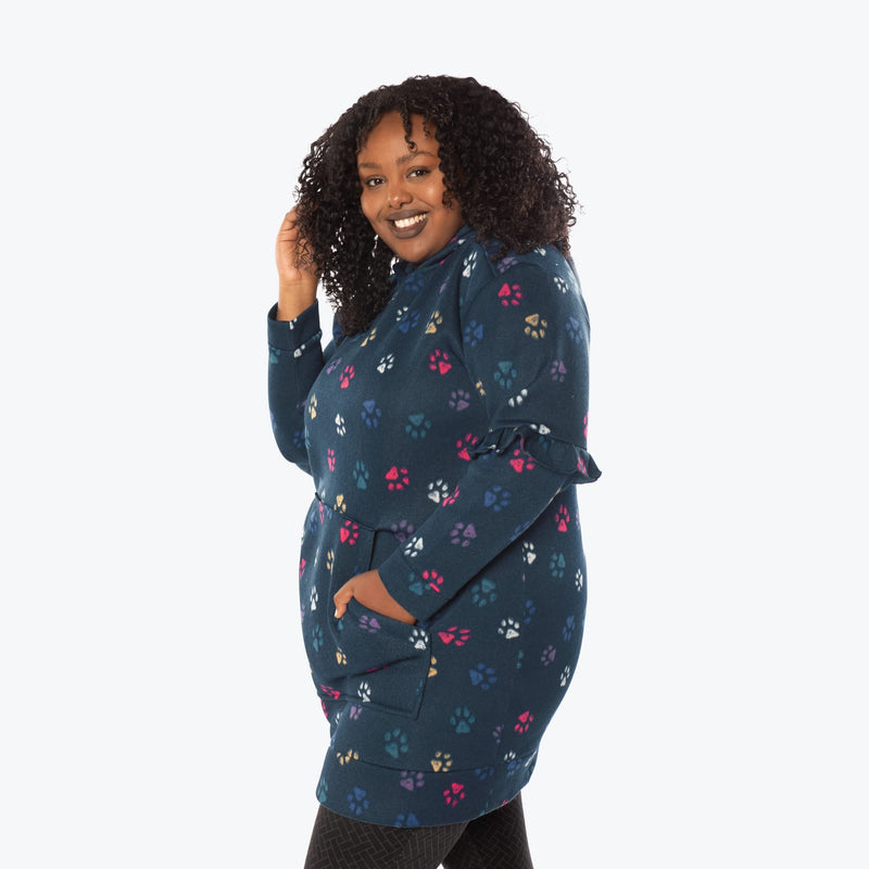LUG - Peekaboo Sweater Fleece Tunic Hoodie