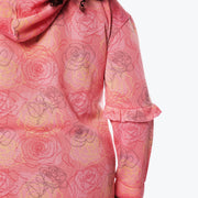 LUG - Peekaboo Sweater Fleece Tunic Hoodie