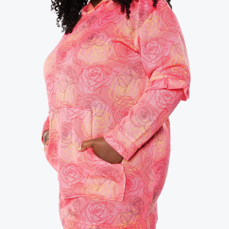 LUG - Peekaboo Sweater Fleece Tunic Hoodie