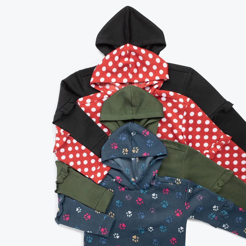 LUG - Peekaboo Sweater Fleece Tunic Hoodie