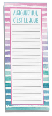 Pierre Belvedere - Note Pad - Aujourd'Hui C'Est Le Jour (4"X10") - Limolin 