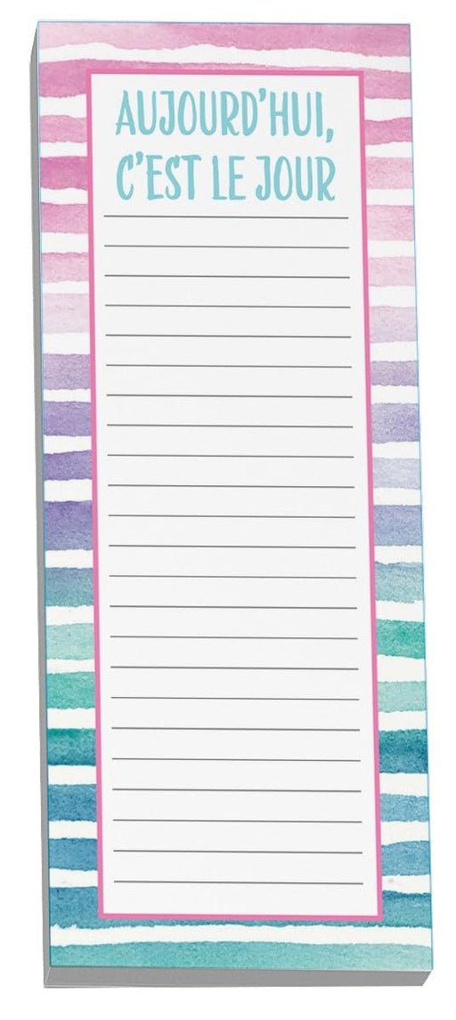 Pierre Belvedere - Note Pad - Aujourd'Hui C'Est Le Jour (4"X10") - Limolin 
