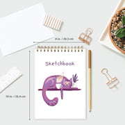 Pierre Belvedere - Sketchbook 8 x 10 in - Relaxed Cat - Limolin 