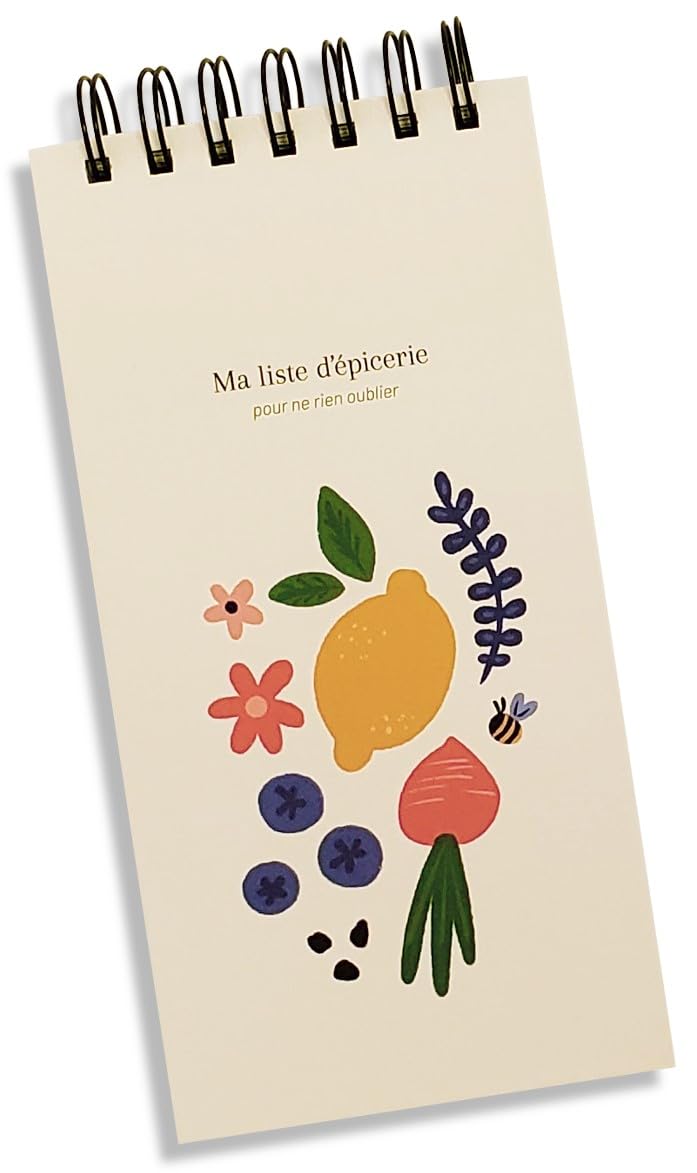 Pierre Belvedere - Wire Note Pad - Ma Liste D'Épicerie (Fr) - Limolin 