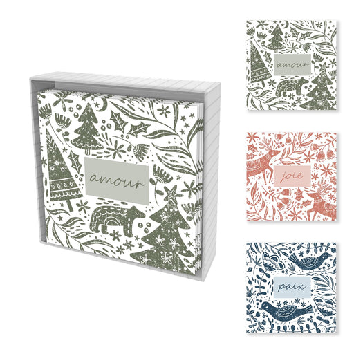Pierre Belvedere - X-Mas Card Set of 12 - Drawings - Limolin 