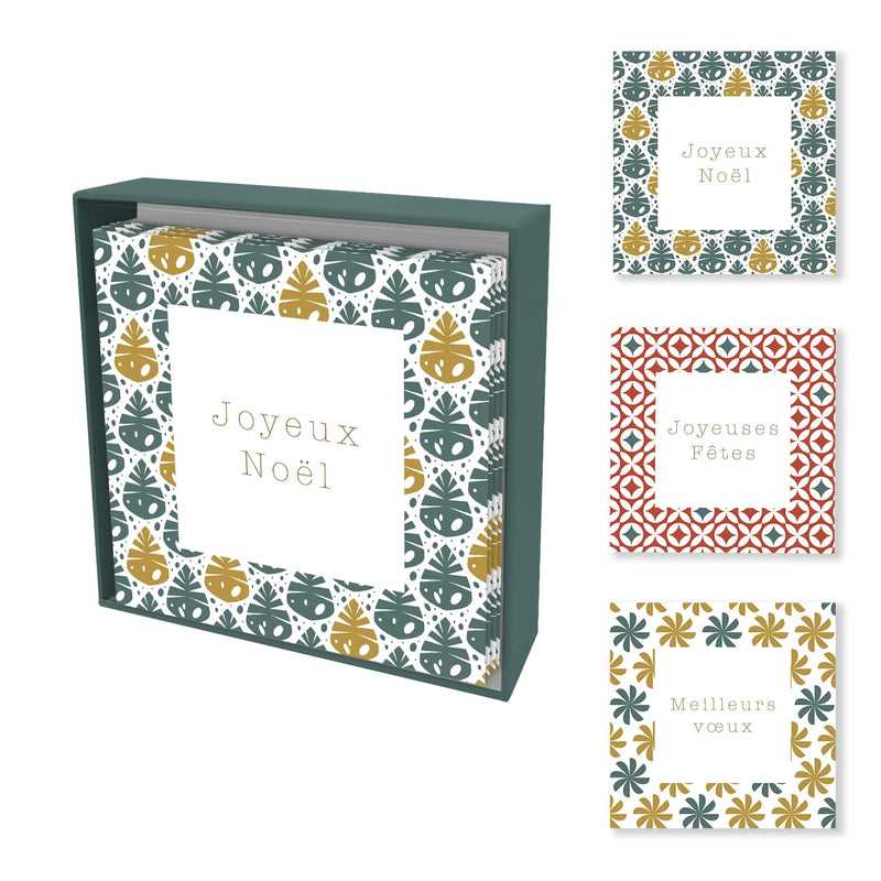 Pierre Belvedere - X-Mas Card Set of 12 - Geometric - Limolin 