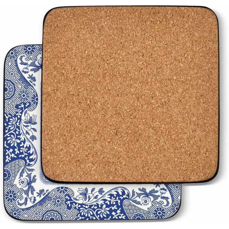 Pimpernel - Blue Italian Coasters (Set of 6) | 4 x 4 Inches - Limolin 