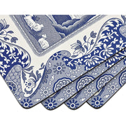 Pimpernel - Blue Italian Placemats (Set of 4) | 16 x 12 Inches - Limolin 