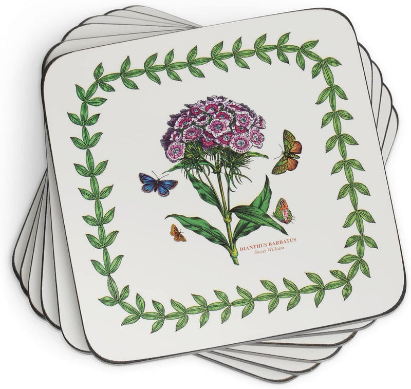 Pimpernel - Botanic Garden Coasters (Set of 6) | 4 x 4 in - Limolin 