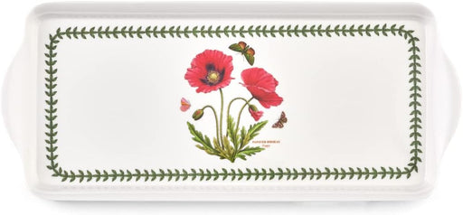 Pimpernel - Botanic Garden - Melamine Sandwich Tray (Poppy) | 15.1" x 6.5" - Limolin 