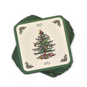 Pimpernel - Christmas Tree Set of 6 Coasters | 4 x 4 Inches - Limolin 