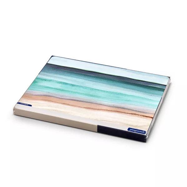 Pimpernel - Coastal Shore Set of 4 Placemats | 15.7 x 11.7 Inches - Limolin 