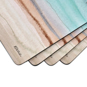 Pimpernel - Coastal Shore Set of 4 Placemats | 15.7 x 11.7 Inches - Limolin 