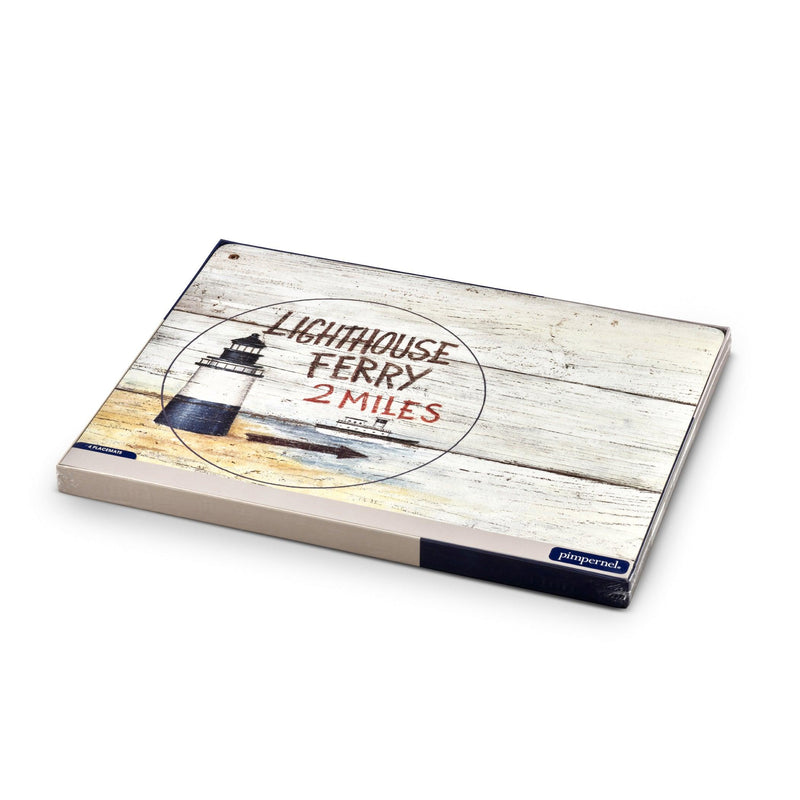 Pimpernel - Coastal Signs Set of 4 Placemats | 15.7 x 11.7 Inches - Limolin 
