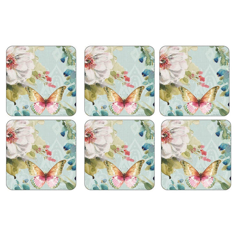 Pimpernel - Colorful Breeze Set of 6 Coasters  | 4 x 4 Inches - Limolin 