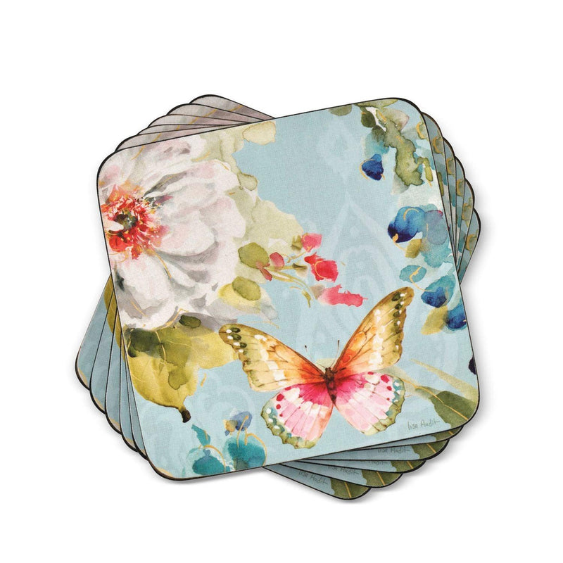 Pimpernel - Colorful Breeze Set of 6 Coasters  | 4 x 4 Inches - Limolin 