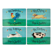Pimpernel - Dans Le Jardin Set of 4 Placemats | 15.7 x 11.7 Inches - Limolin 