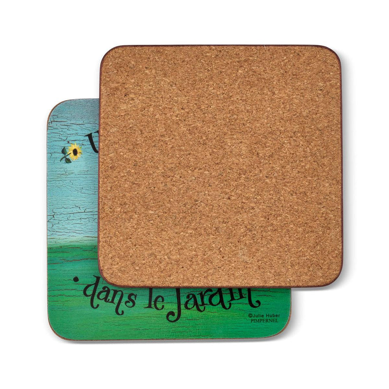 Pimpernel - Dans Le Jardin Set of 6 Coasters | 4 x 4 Inches - Limolin 