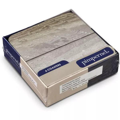 Pimpernel - Driftwood Set of 6 Coasters | 4 x 4 in - Limolin 