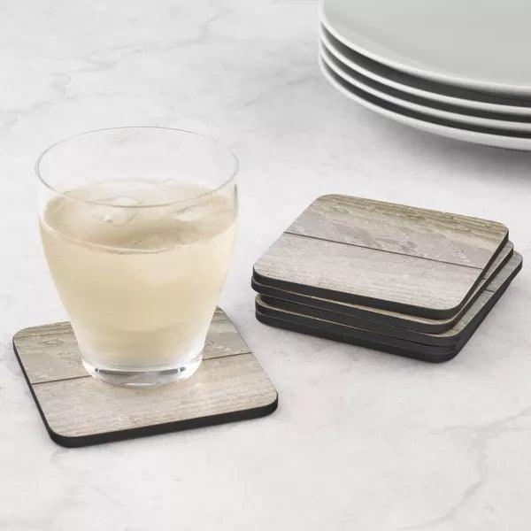 Pimpernel - Driftwood Set of 6 Coasters | 4 x 4 in - Limolin 