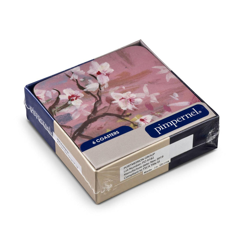 Pimpernel - Emerging I Set of 6 Coasters | 4 x 4 Inches - Limolin 