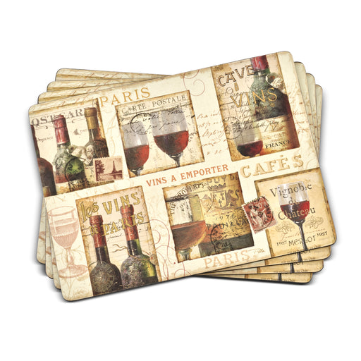 Pimpernel - FRENCH CELLAR PLACEMATS (Set of 4) - Limolin 