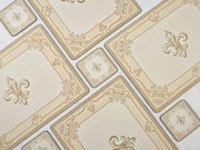 Pimpernel - Fleur de Lys Set of 4 Placemats | 15.7 x 11.7 Inches - Limolin 