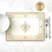 Pimpernel - Fleur de Lys Set of 4 Placemats | 15.7 x 11.7 Inches - Limolin 