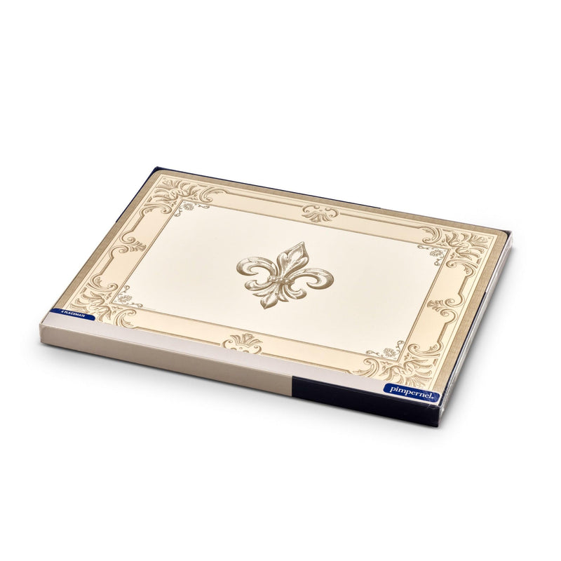 Pimpernel - Fleur de Lys Set of 4 Placemats | 15.7 x 11.7 Inches - Limolin 