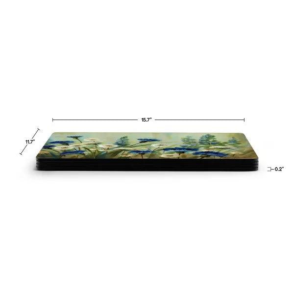 Pimpernel - Fleurs des Champs Set of 4 Placemats | 15.7 x 11.7 Inches - Limolin 