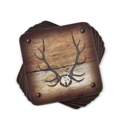 Pimpernel - Lodge Set of 6 Coasters | 4 x 4 Inches - Limolin 
