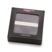 Pimpernel - MONO STRIPE COASTERS S/6 - 4" X 4" - Limolin 