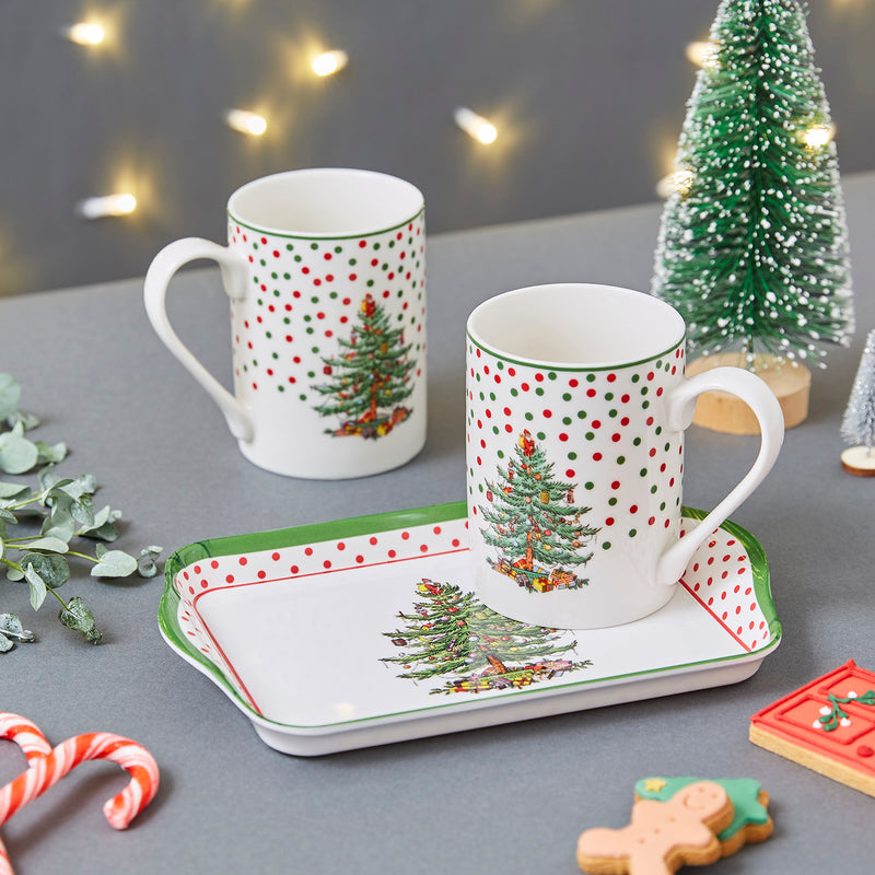 Pimpernel - POLKA DOT 3PC MUG & TRAY SET - Limolin 