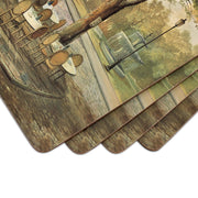 Pimpernel - Parisian Scenes Set of 4 Large Placemats | 15.7 x 11.7 Inches - Limolin 