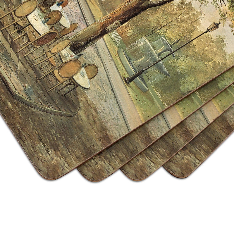 Pimpernel - Parisian Scenes Set of 4 Large Placemats | 15.7 x 11.7 Inches - Limolin 