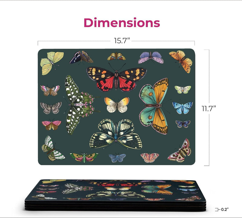 Pimpernel - Pimpernel Botanic Garden Harmony Placemats (Set of 4) | 15.7 x 11.7 in - Limolin 