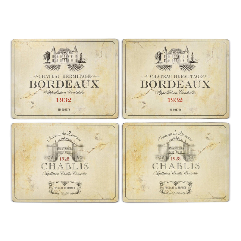 Pimpernel - Vin de France Large Placemats | 15.7 x 11.7 Inch - Limolin 