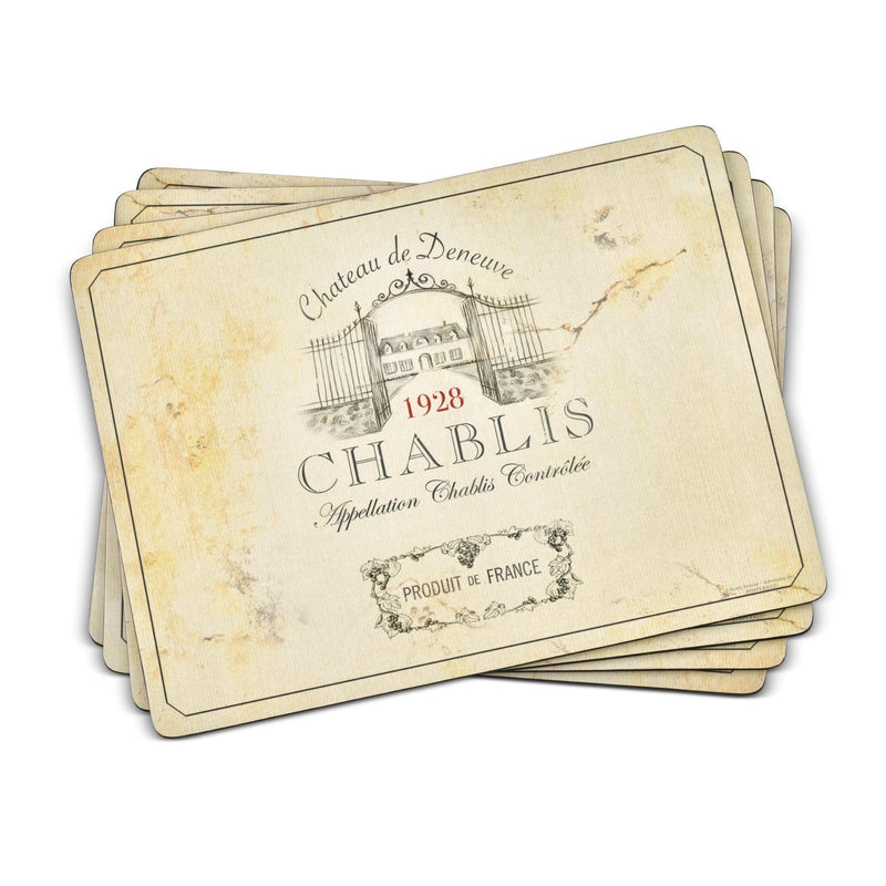 Pimpernel - Vin de France Large Placemats | 15.7 x 11.7 Inch - Limolin 