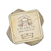 Pimpernel - Vin de France Set of 6 Coasters | 4 x 4 Inches - Limolin 