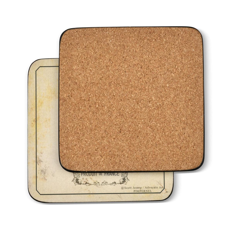 Pimpernel - Vin de France Set of 6 Coasters | 4 x 4 Inches - Limolin 