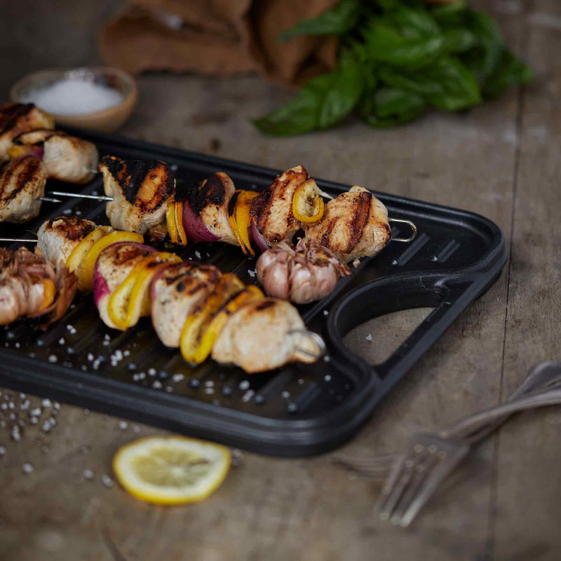 Victoria - Reversible Cast Iron Griddle - 47 x 25 cm