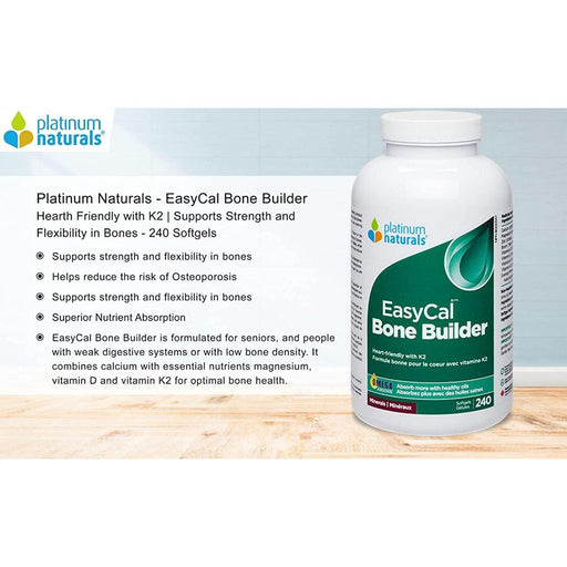 Platinum Naturals - EasyCal Bone Builder - 240 - Limolin 